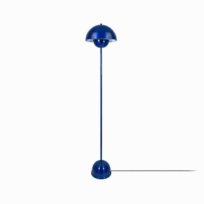 Opviq Lámpara de pie azul de metal